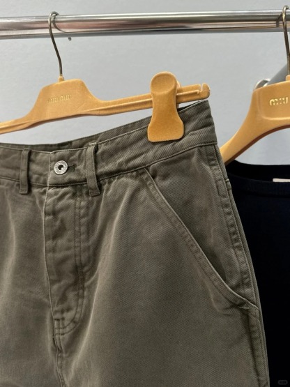 MIU Straight Leg Work Pants