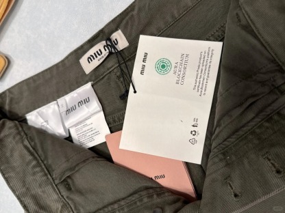 MIU Straight Leg Work Pants