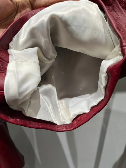 CUC sheepskin embossed biker leather shorts