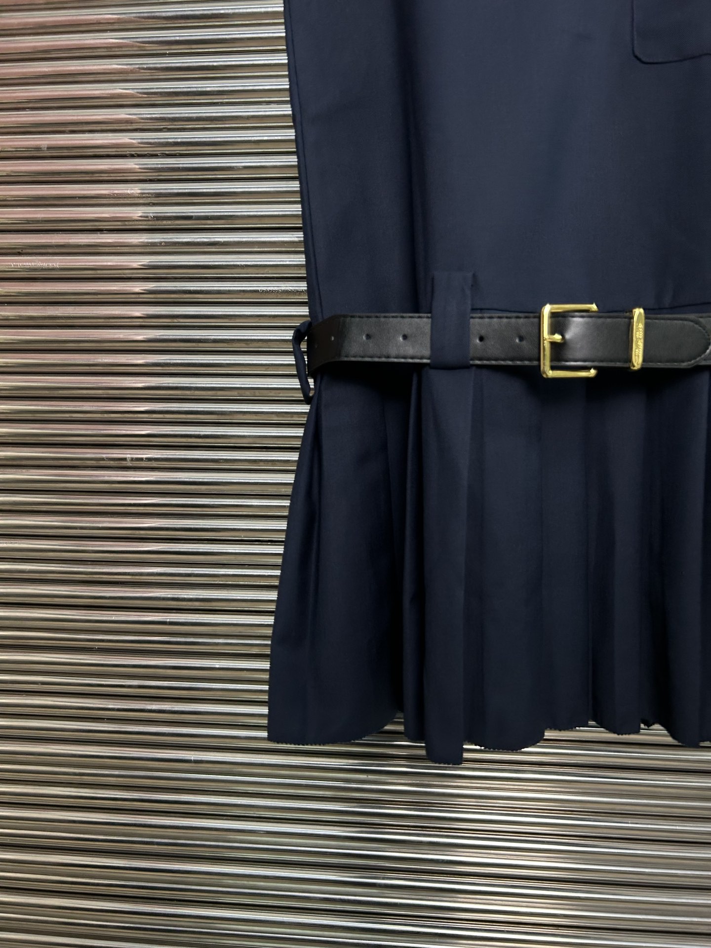 Miu Gold Label Embroidered Work Dress