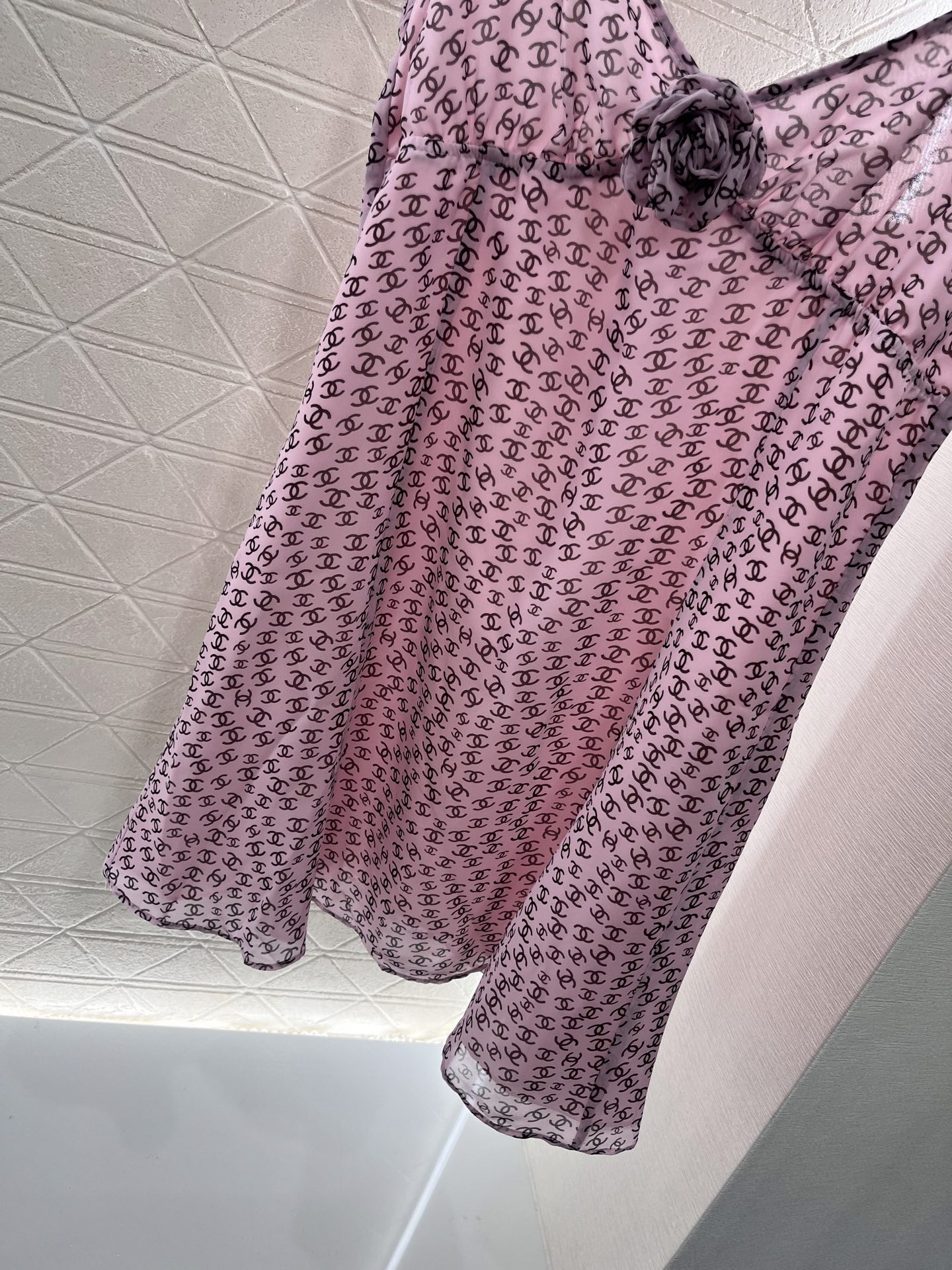 CHANE25SS Bowknot Halter Dress