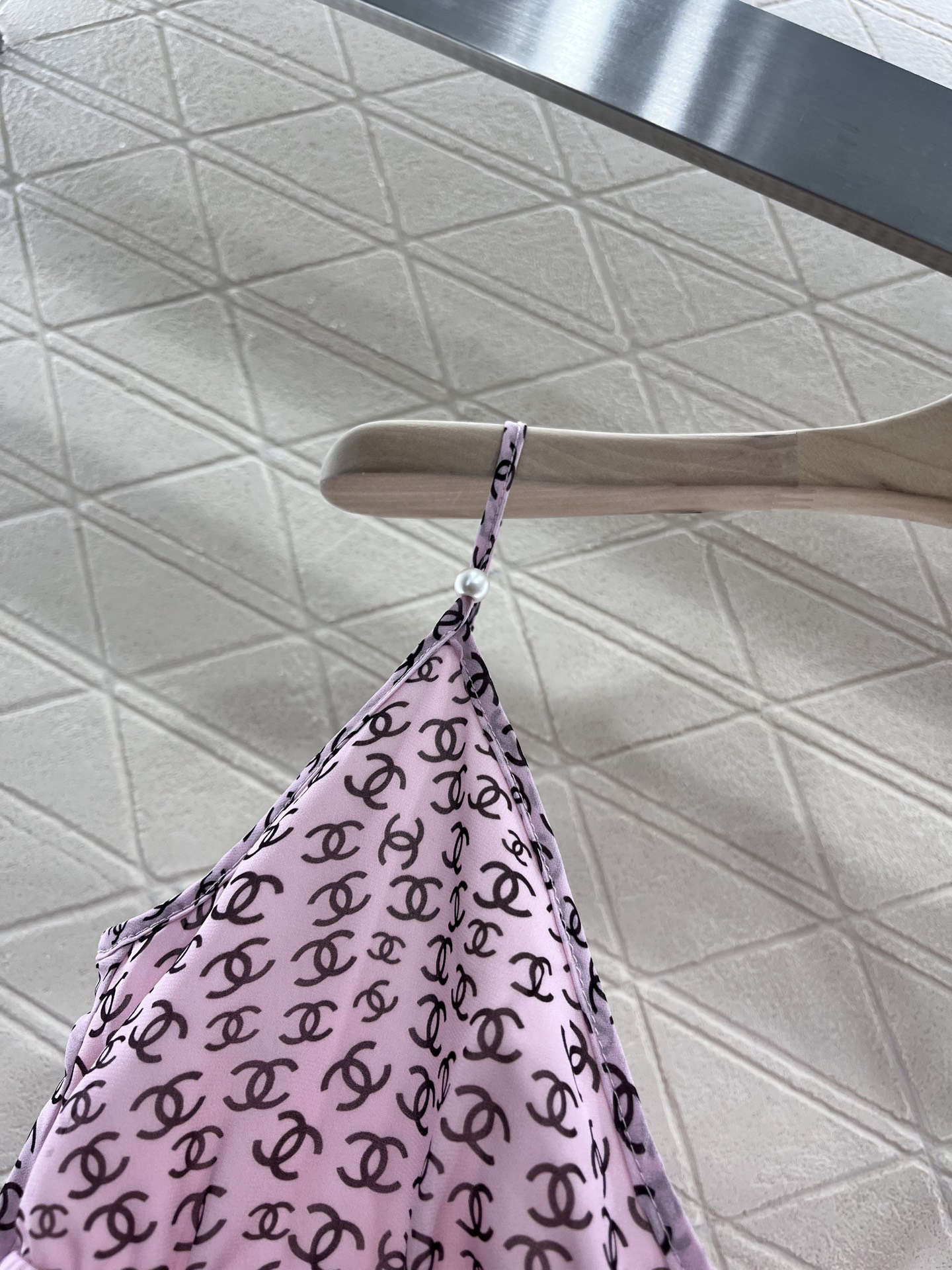 CHANE25SS Bowknot Halter Dress