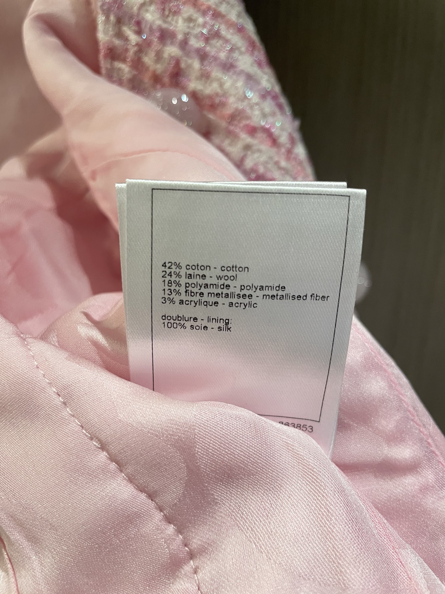 CHANE25SS pink knitted waistcoat