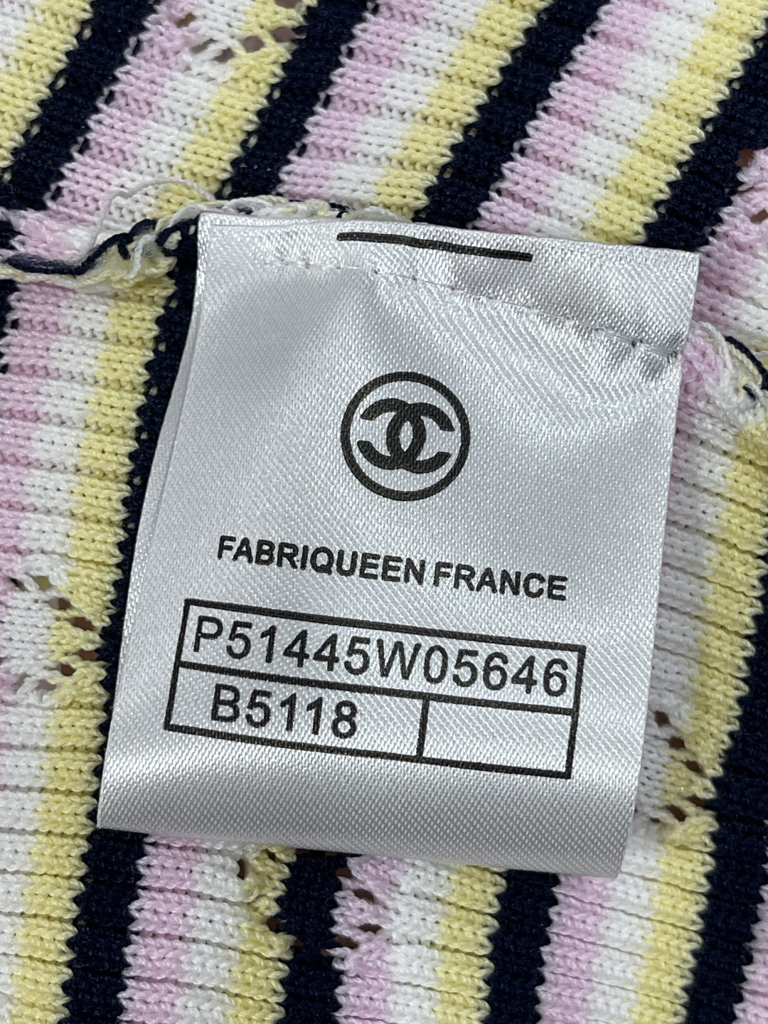 CHANE25SS colour-blocked striped jersey dress