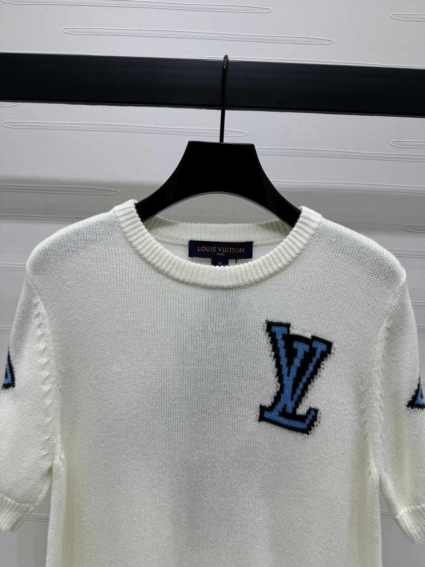 Louis vuit25SS short-sleeve knit in clashing colours