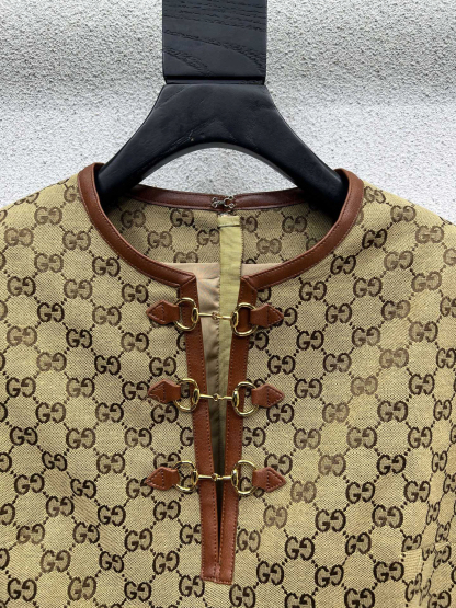 GG Khaki Jacquard Dress