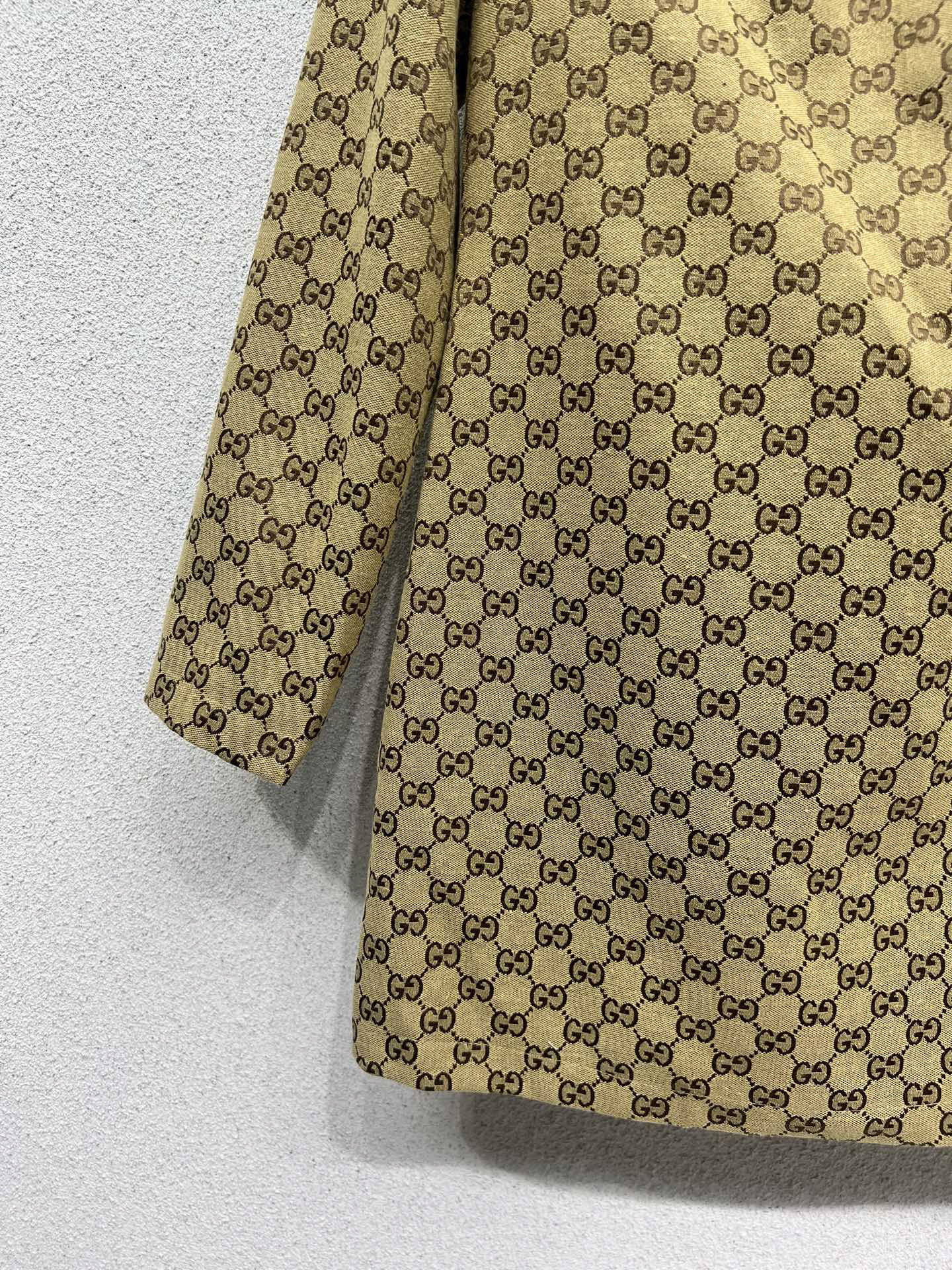 GG Khaki Jacquard Dress