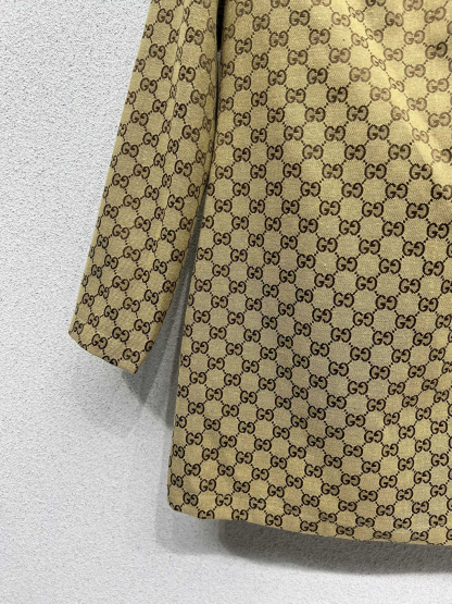 GG Khaki Jacquard Dress
