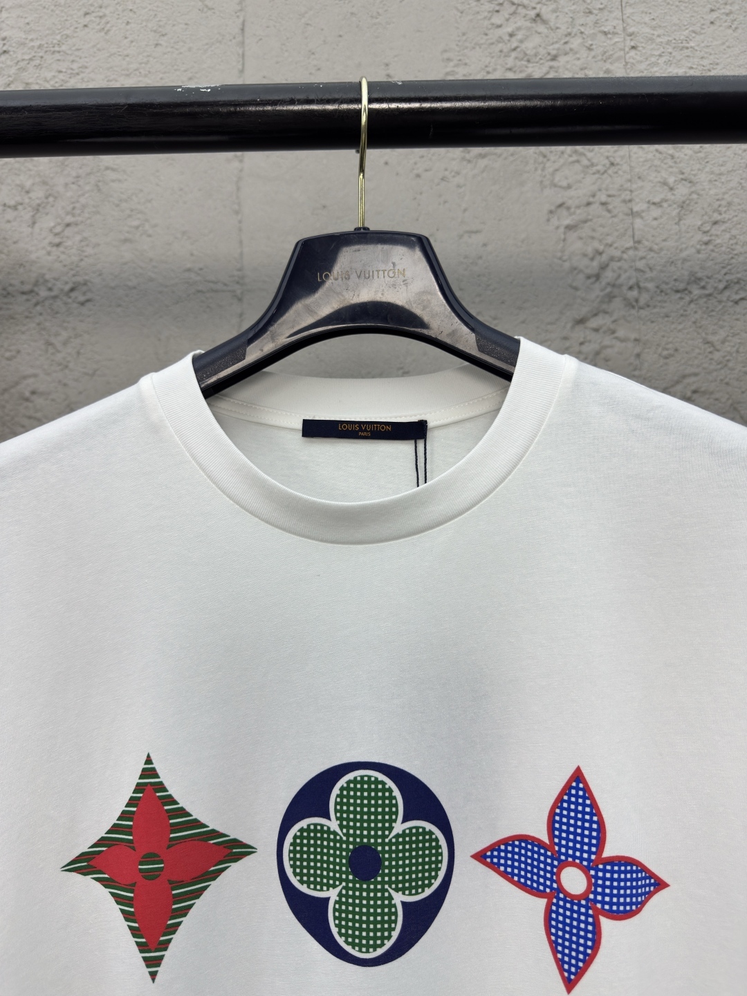 Miu Triple Flower Pattern Short Sleeve