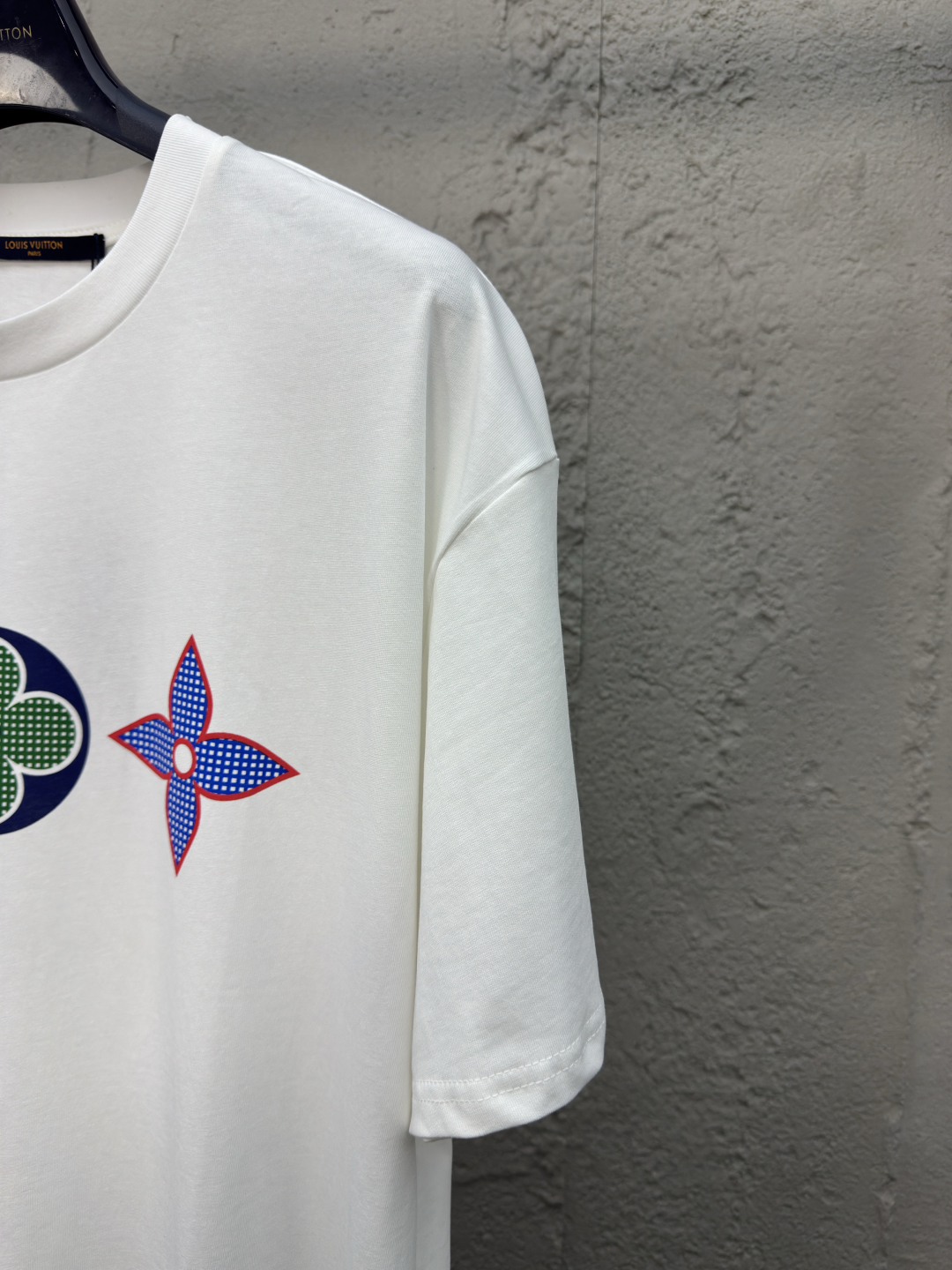 Miu Triple Flower Pattern Short Sleeve