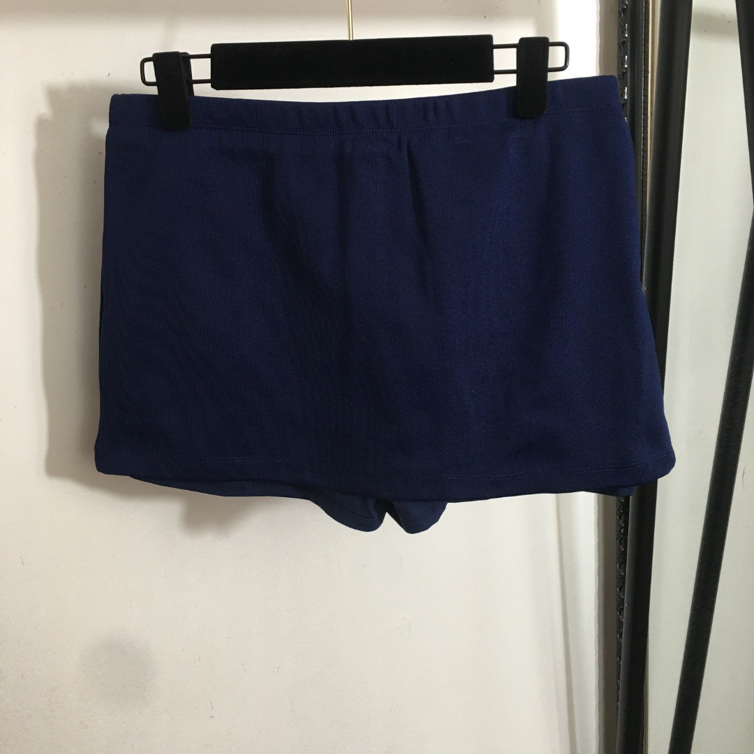 Miu Army Blue Shorts