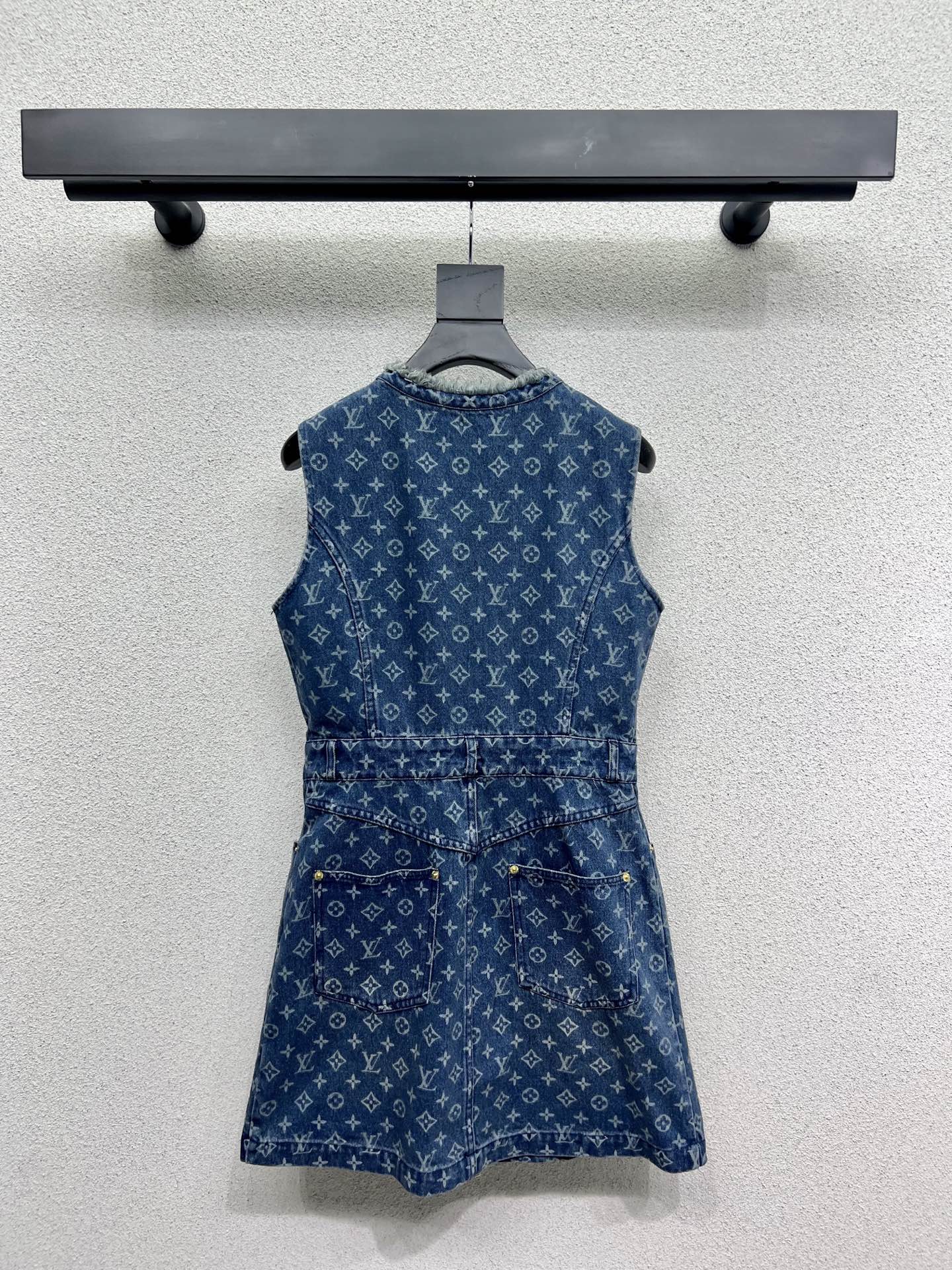 LOUIS VUIT25SS Classic Denim Dress