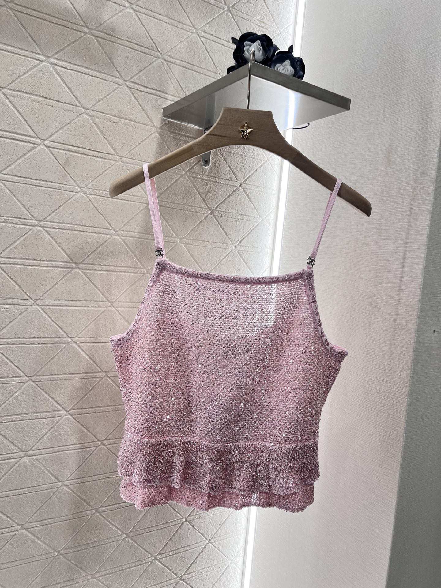 CHANE25SS Ruffled Suspenders