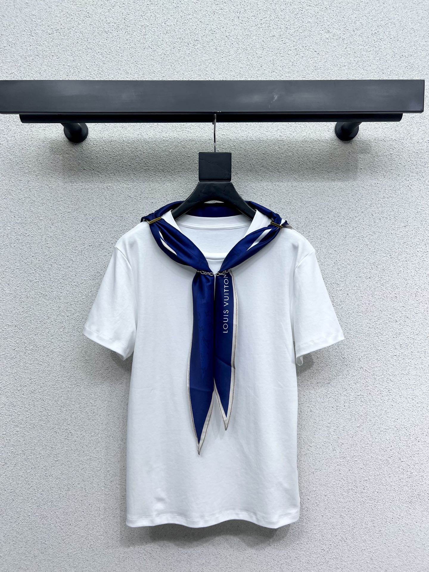 Louis Vuit25SS White Short Sleeve T-Shirt