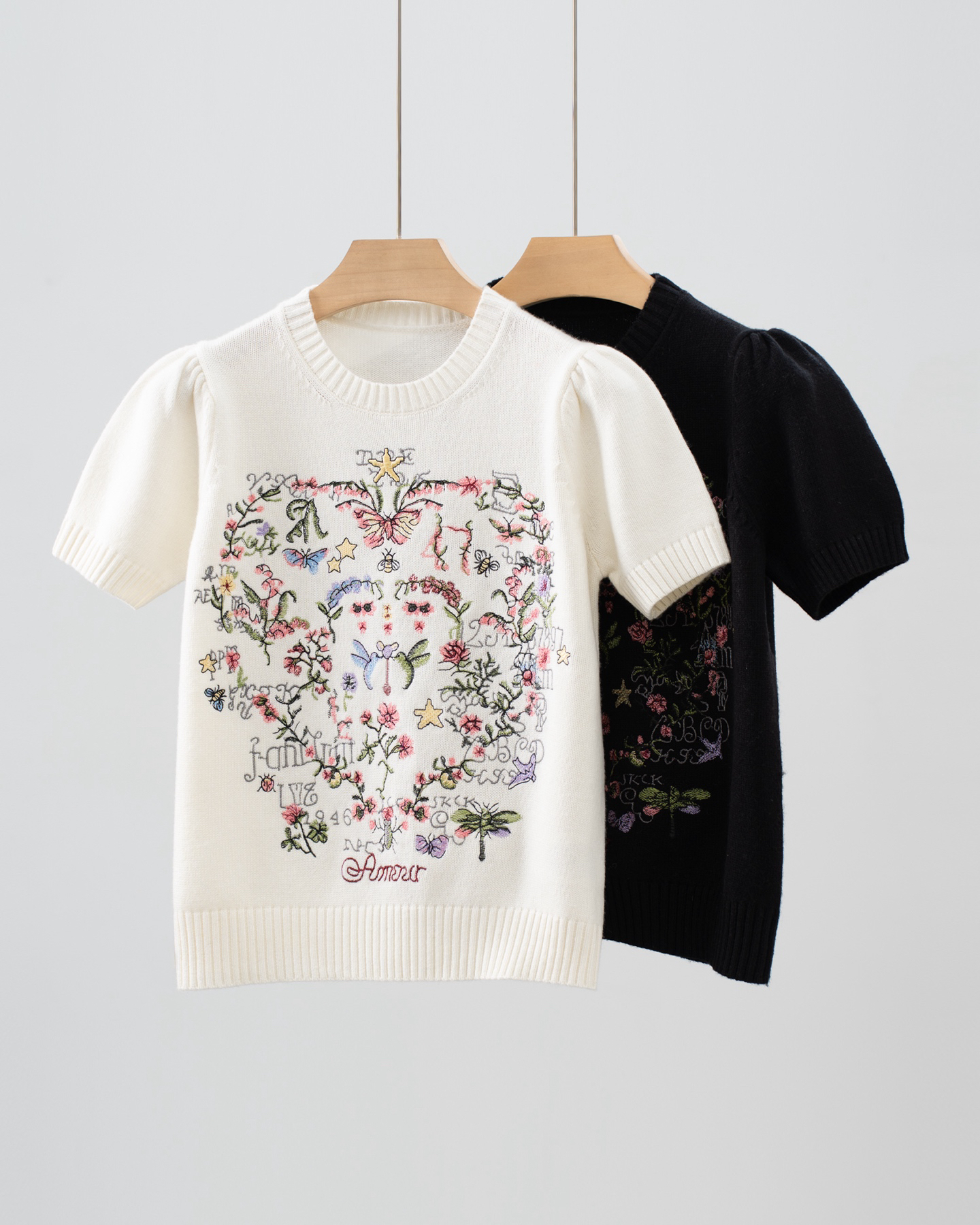 DIO Embroidery Round Neck Short Sleeve