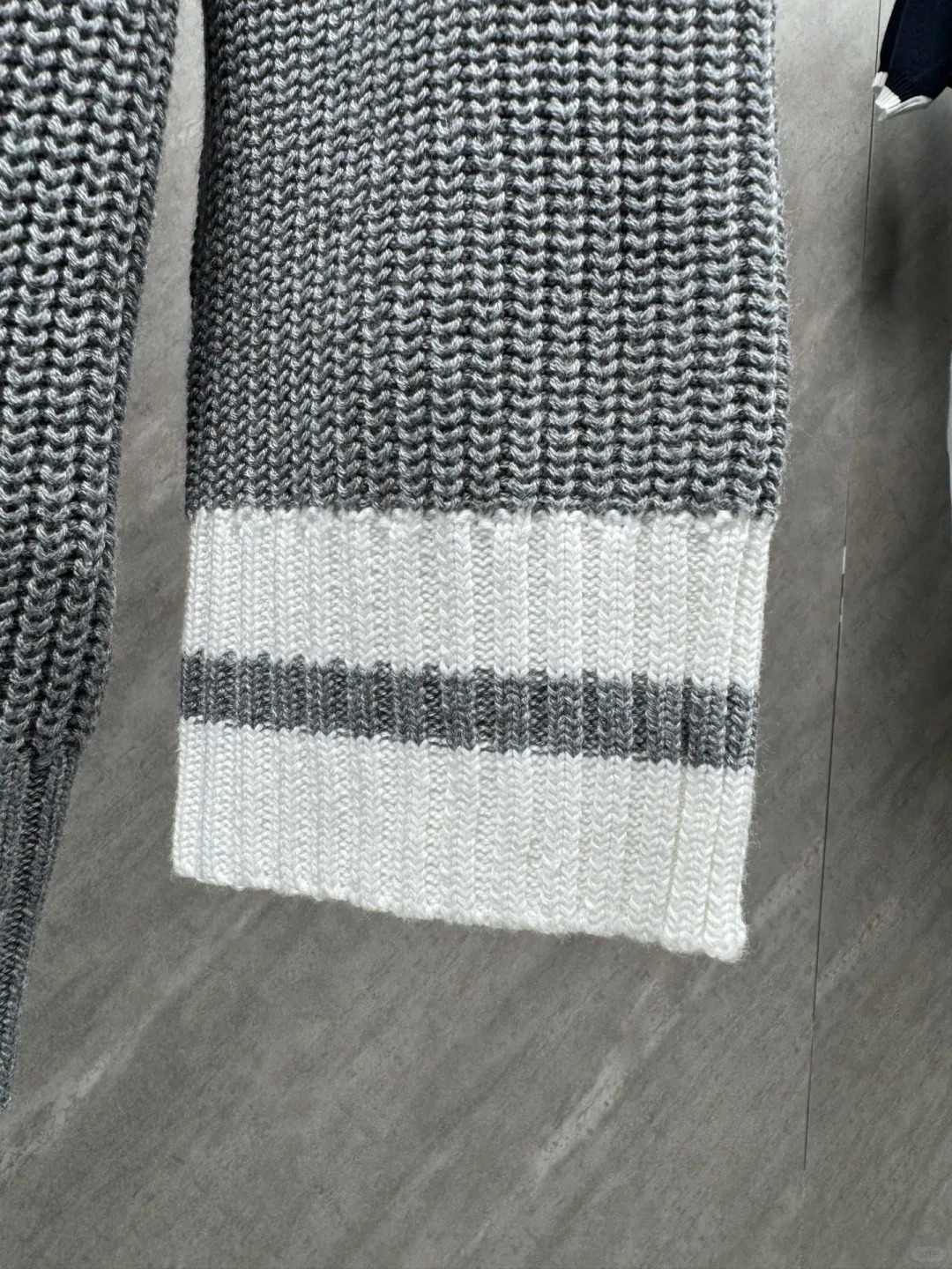 MIU25SS Grey Collegiate Sweater