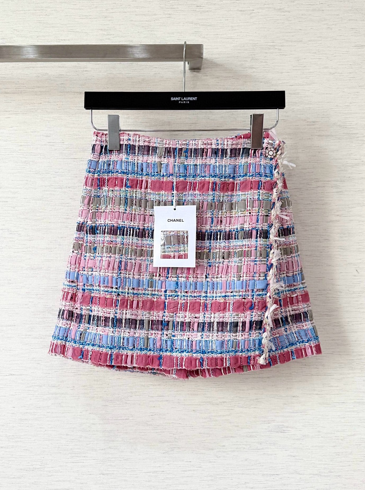 CC 25SS Colorful woven short skirt pants