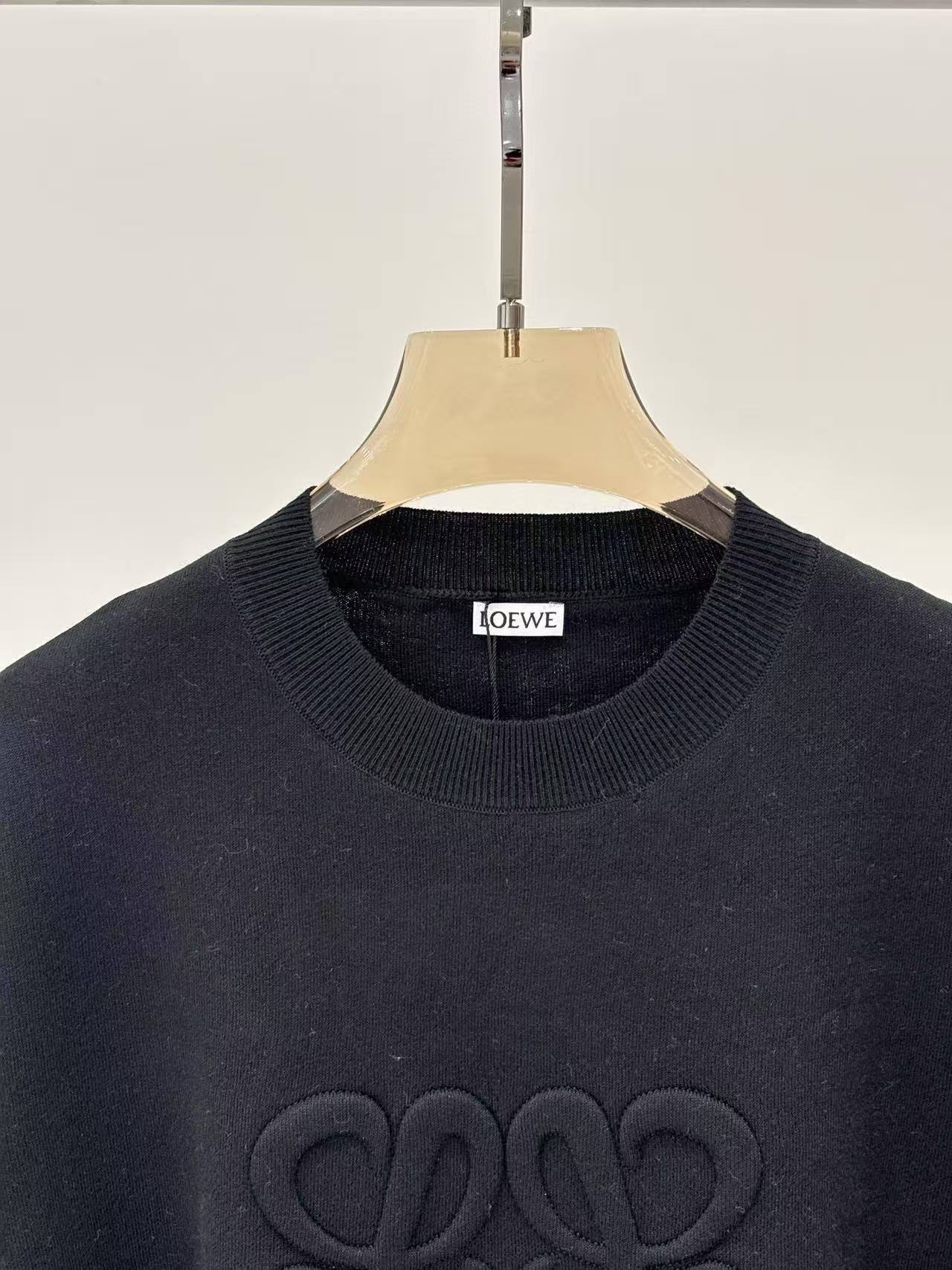 LEW 25SS Round neck knitted pullover sweater