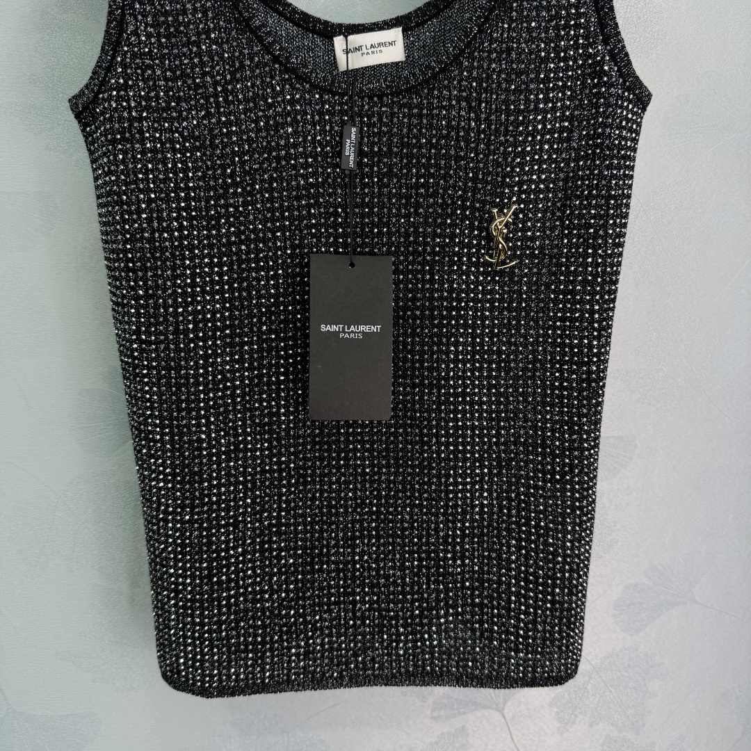 YS25SS Full Diamond Sparkling Design Vest