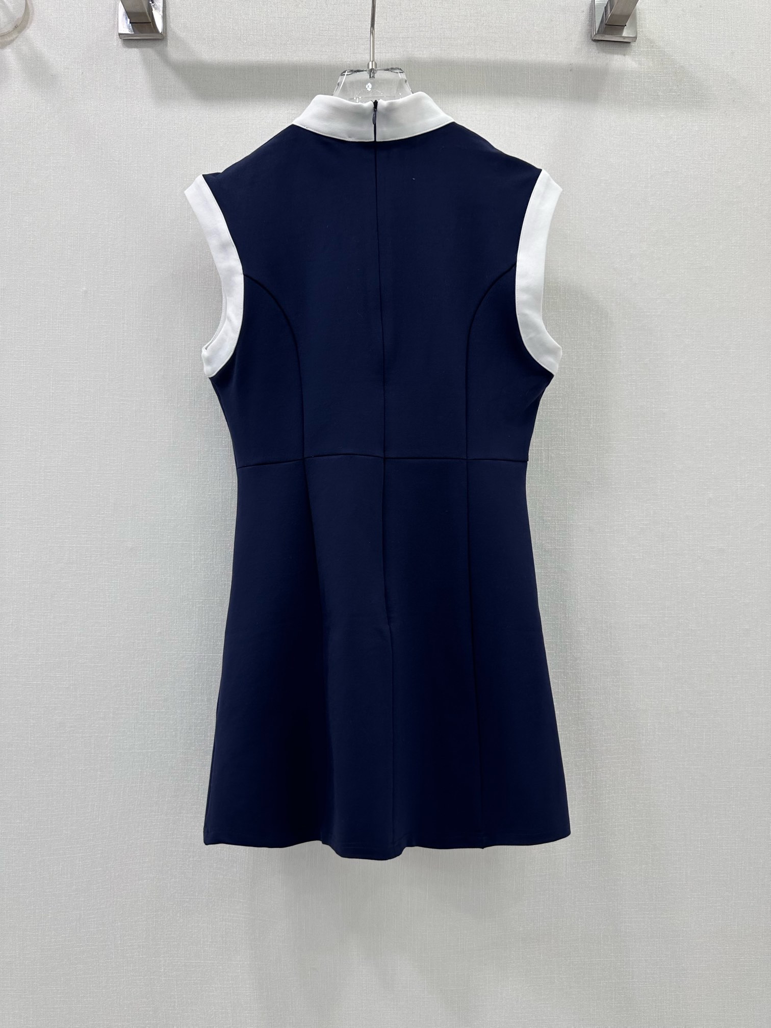 Louis vuit color clashing sleeveless dress