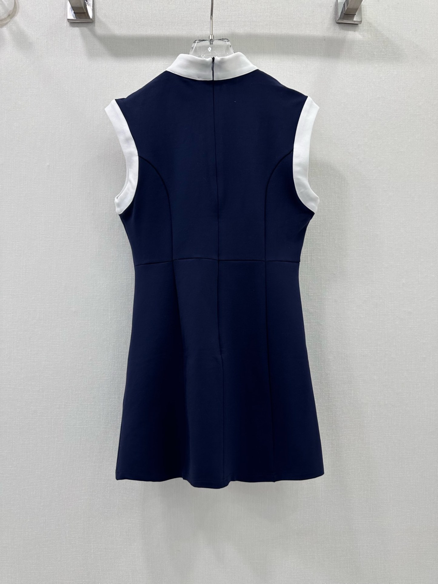Louis vuit color clashing sleeveless dress