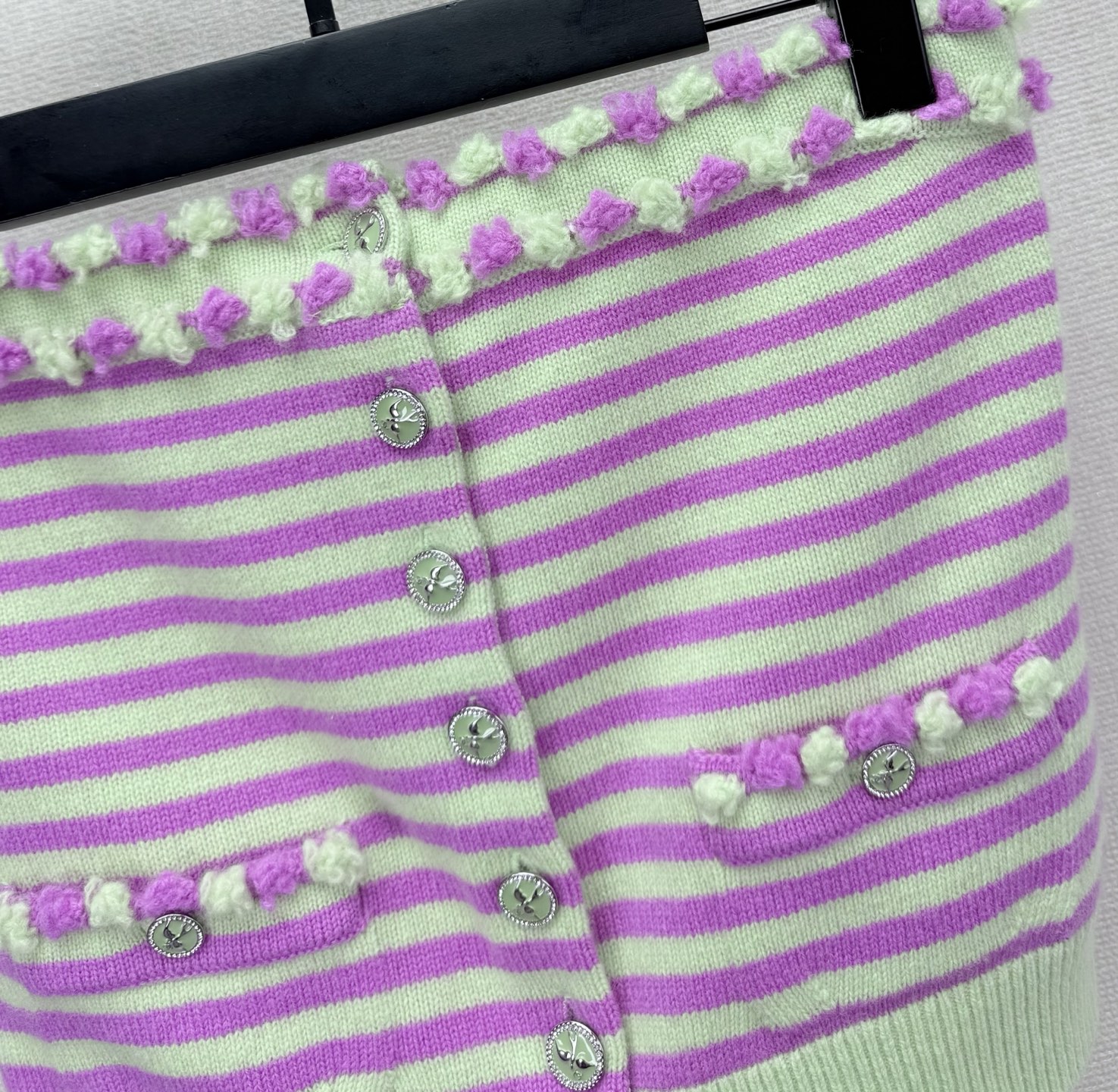 CHANE25SS Striped Bustier