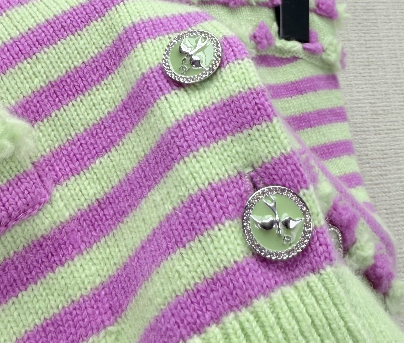 CHANE25SS Striped Bustier