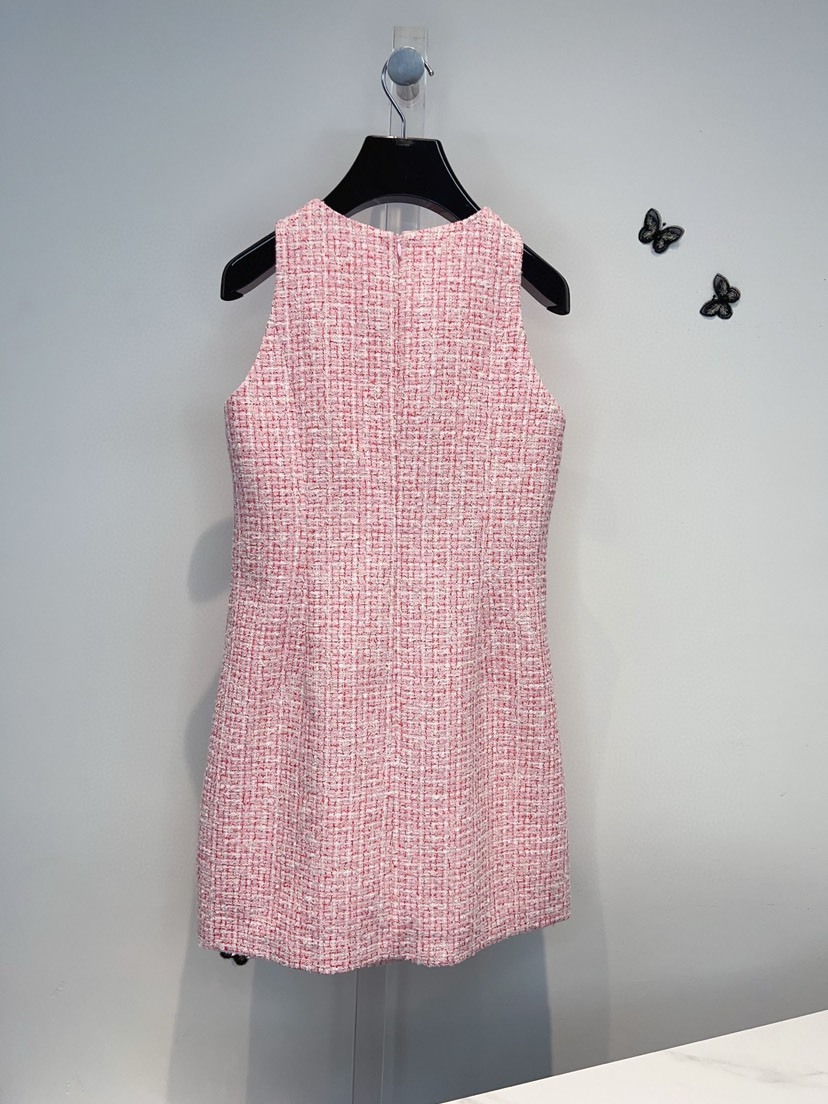 CHANE25SS tweed dress