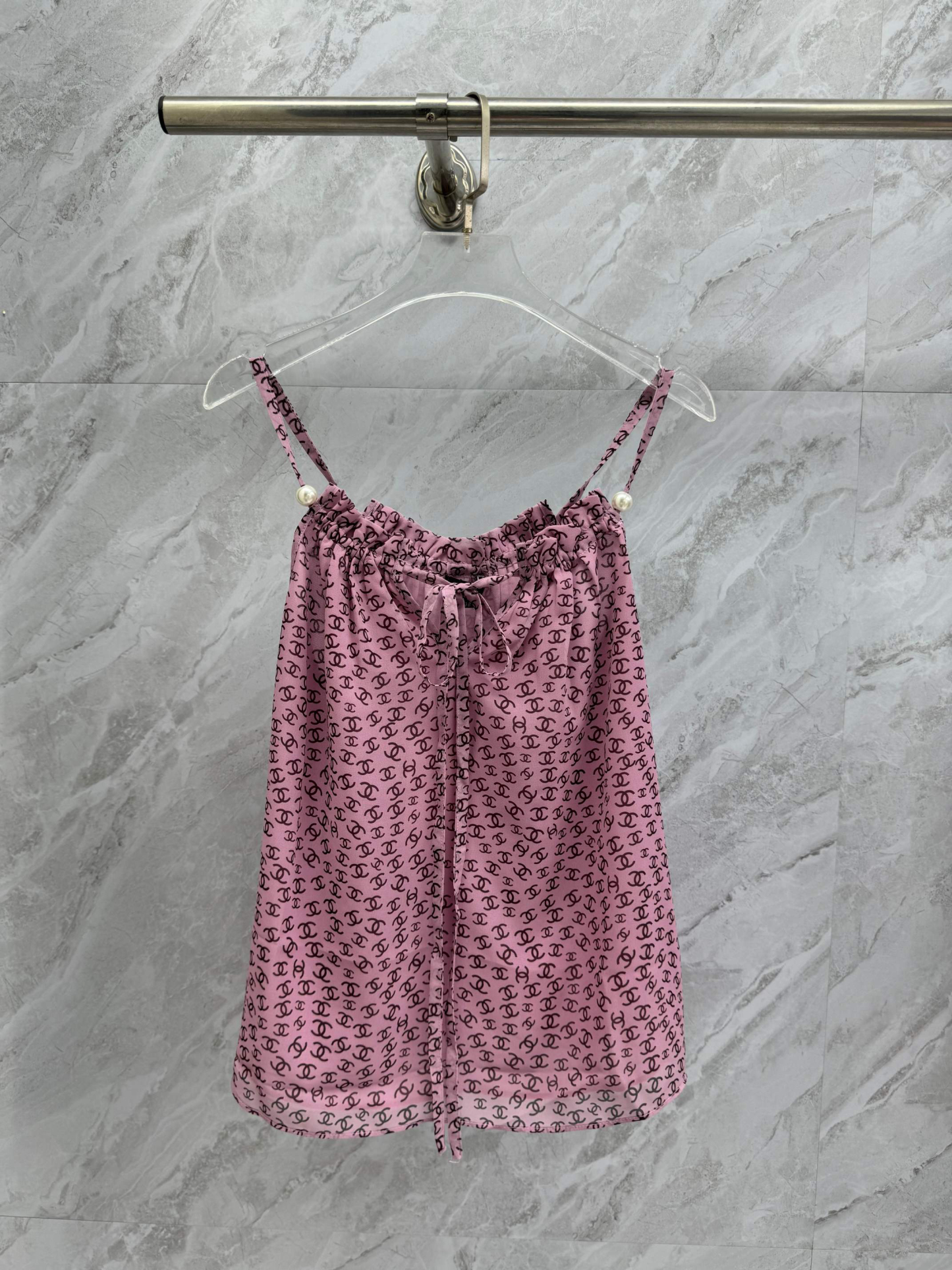 CHANE25SS double c all over print camisole top