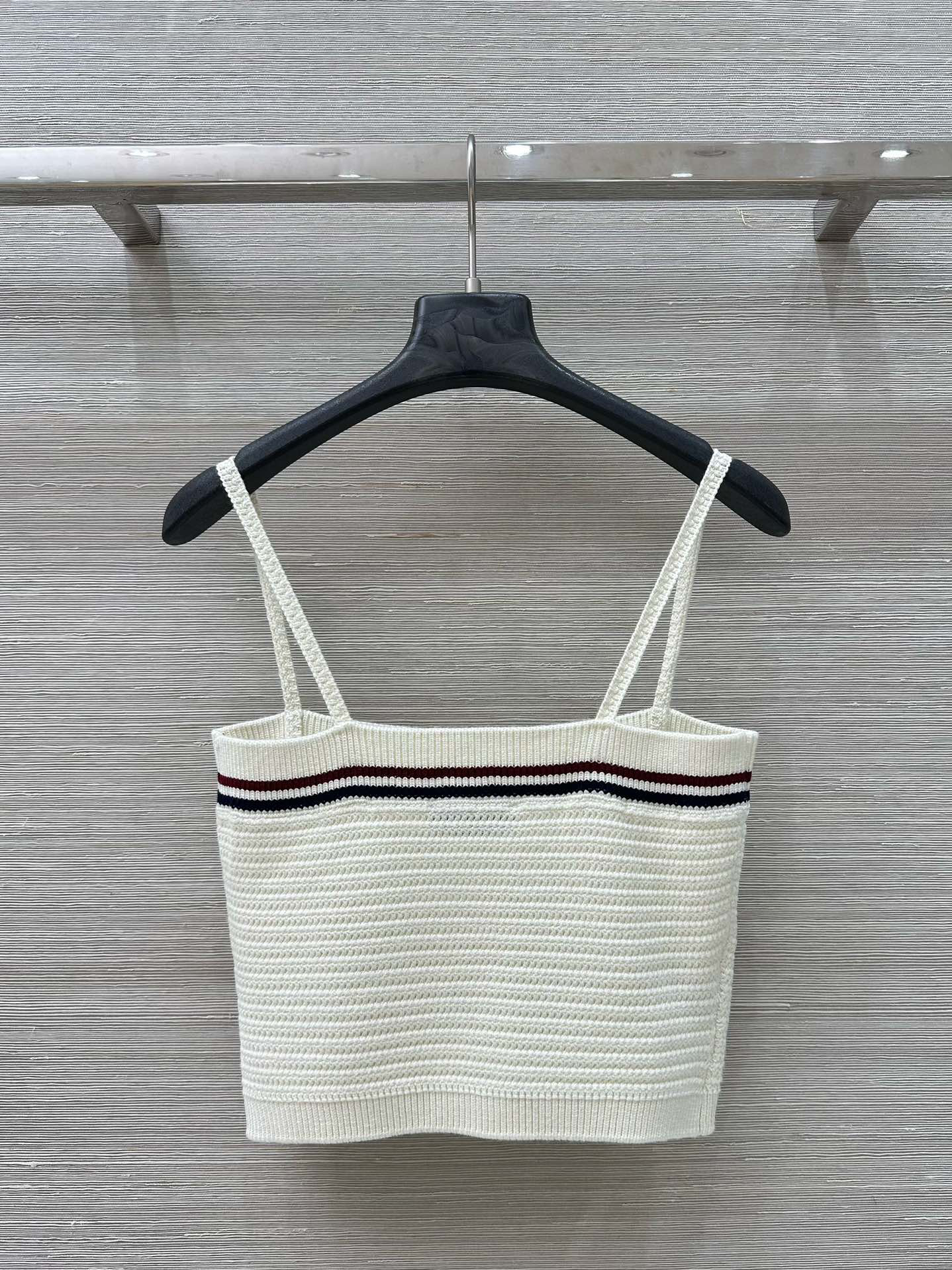 MIU25SS striped jersey camisole tank top