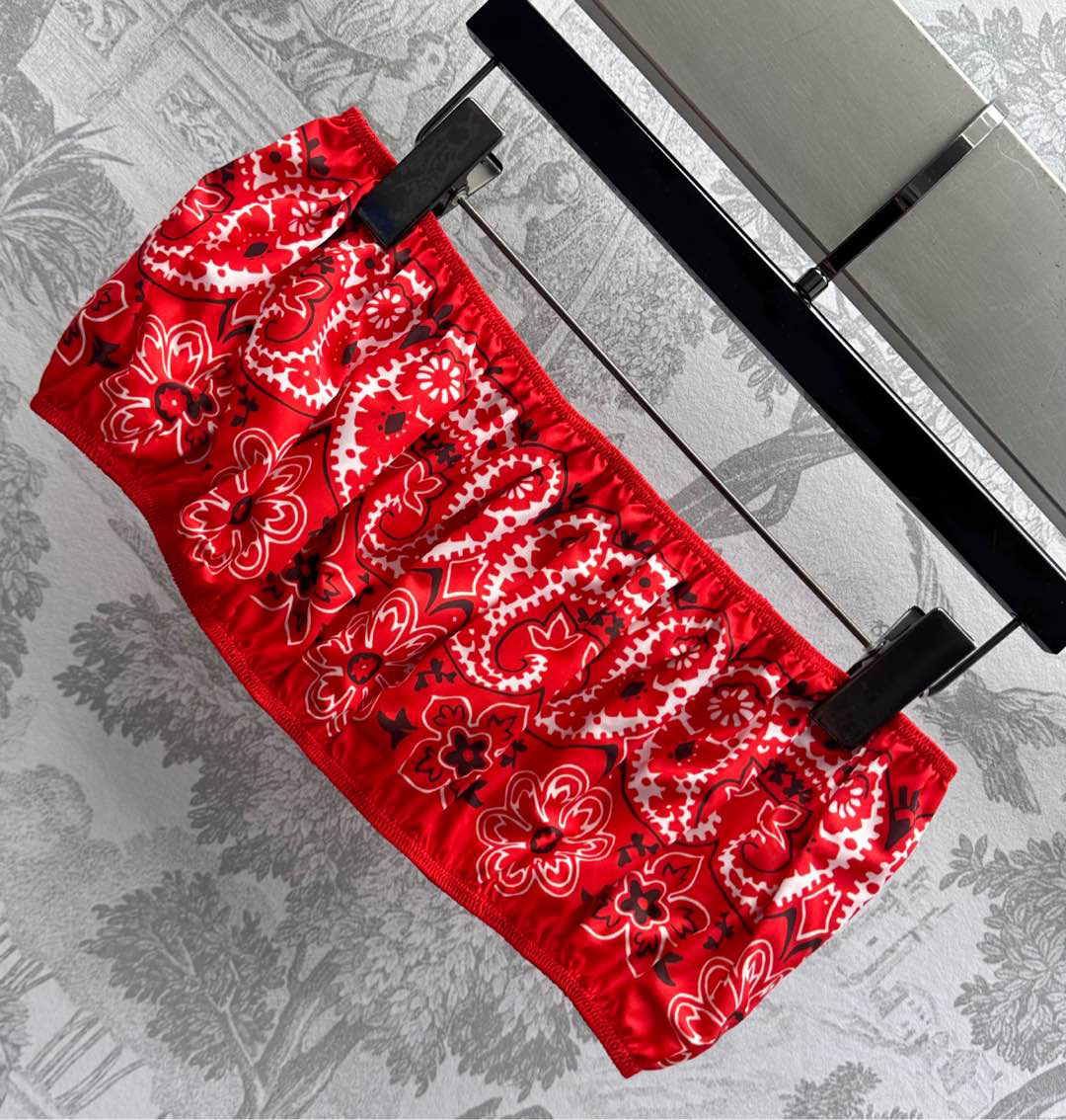 MIU25SS printed bustier