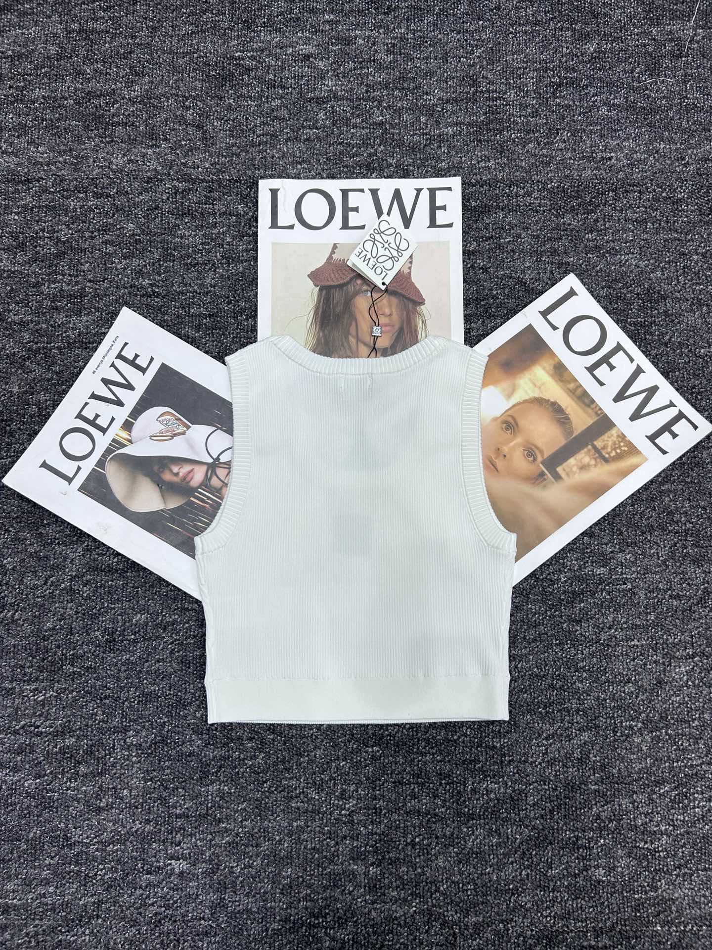 LOE Embroidered Logo Short Tank Top