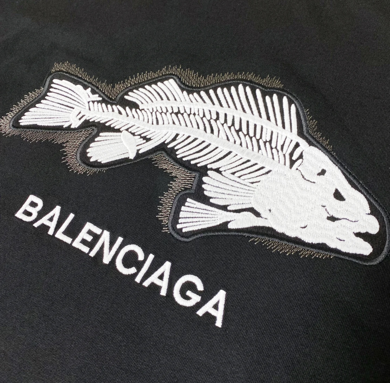 BA Fish Print Short Sleeve T-Shirt