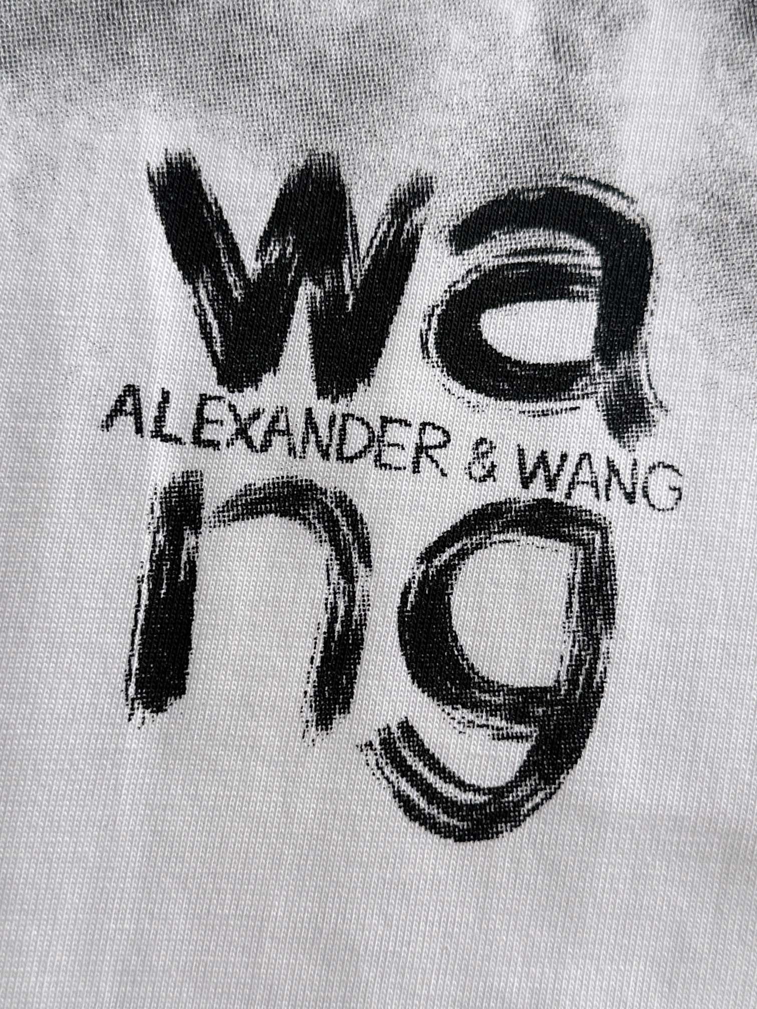 WANG short-sleeved shirt