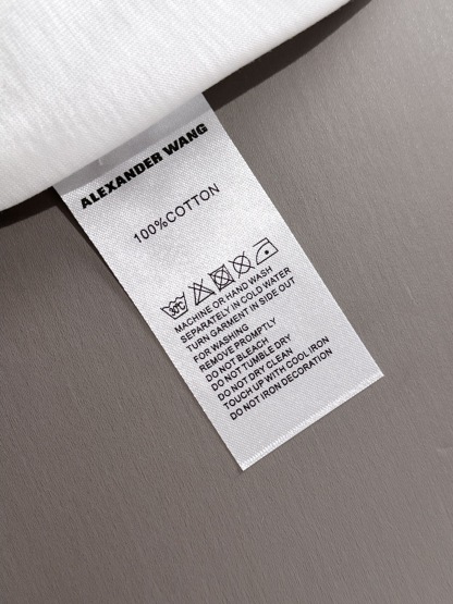 WANG short-sleeved shirt