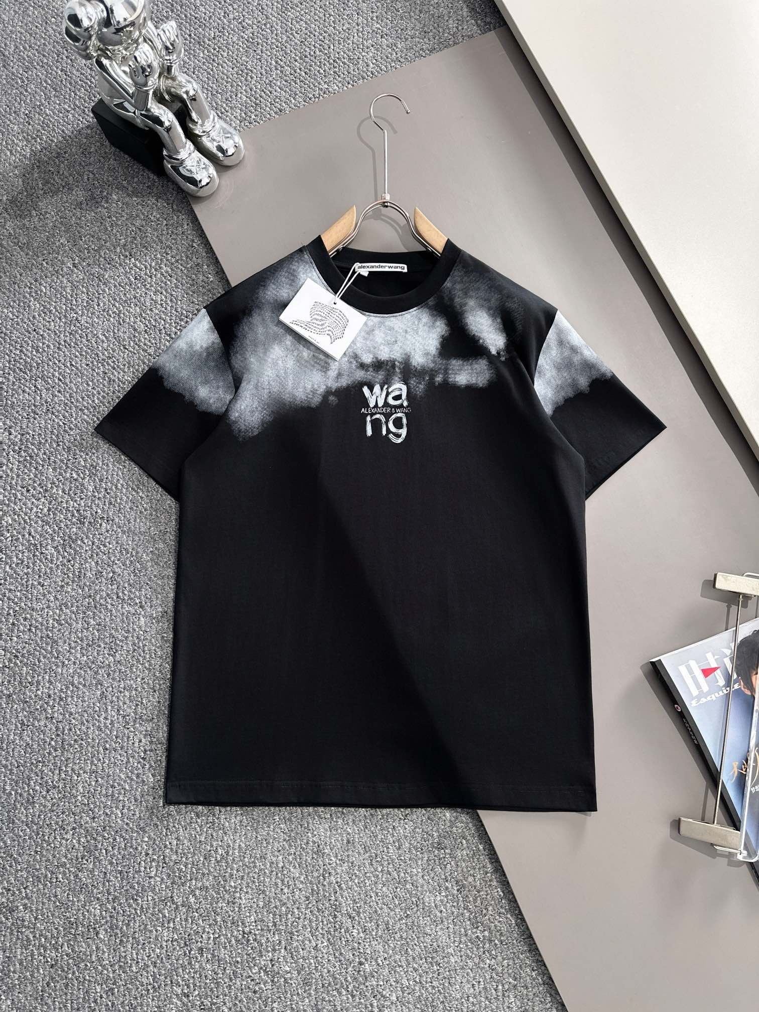 WANG short-sleeved shirt