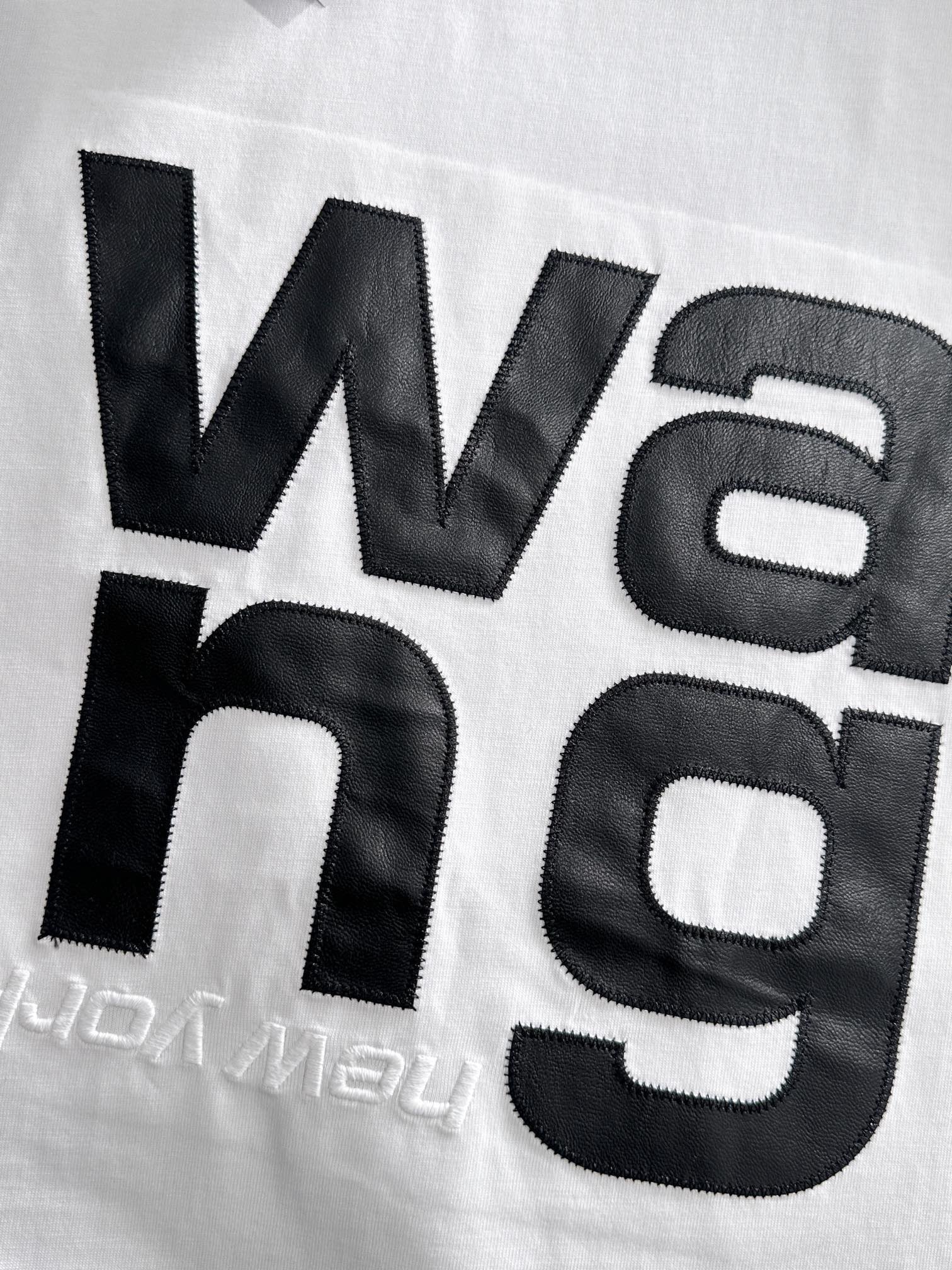 WANG short-sleeved shirt