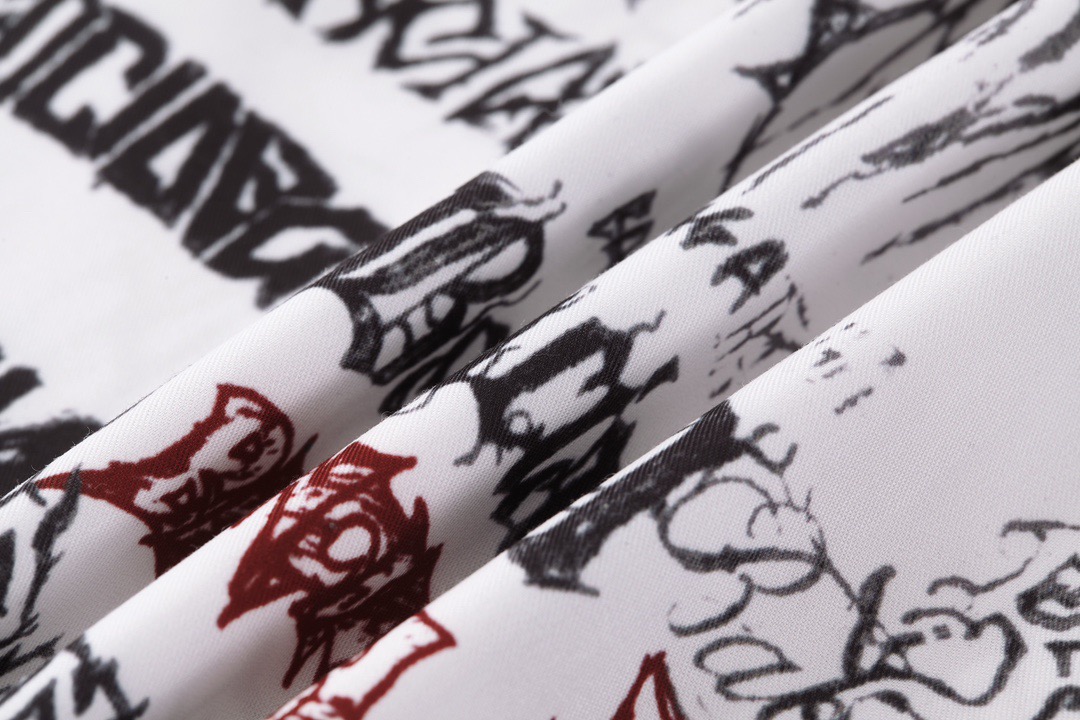 BA Full printed graffiti long sleeved shirt