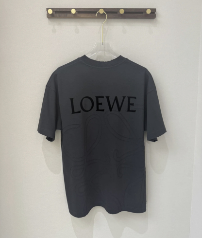 LEW Embroidered large logo T-shirt on the back