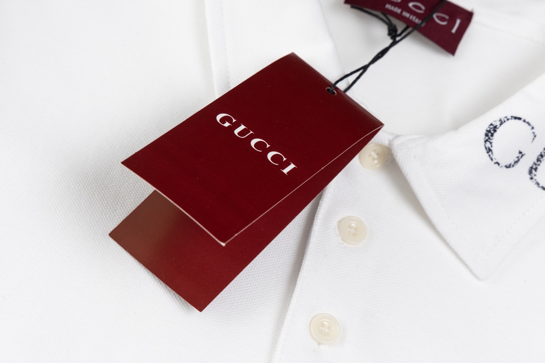 GG 25SS Collar printed polo shirt