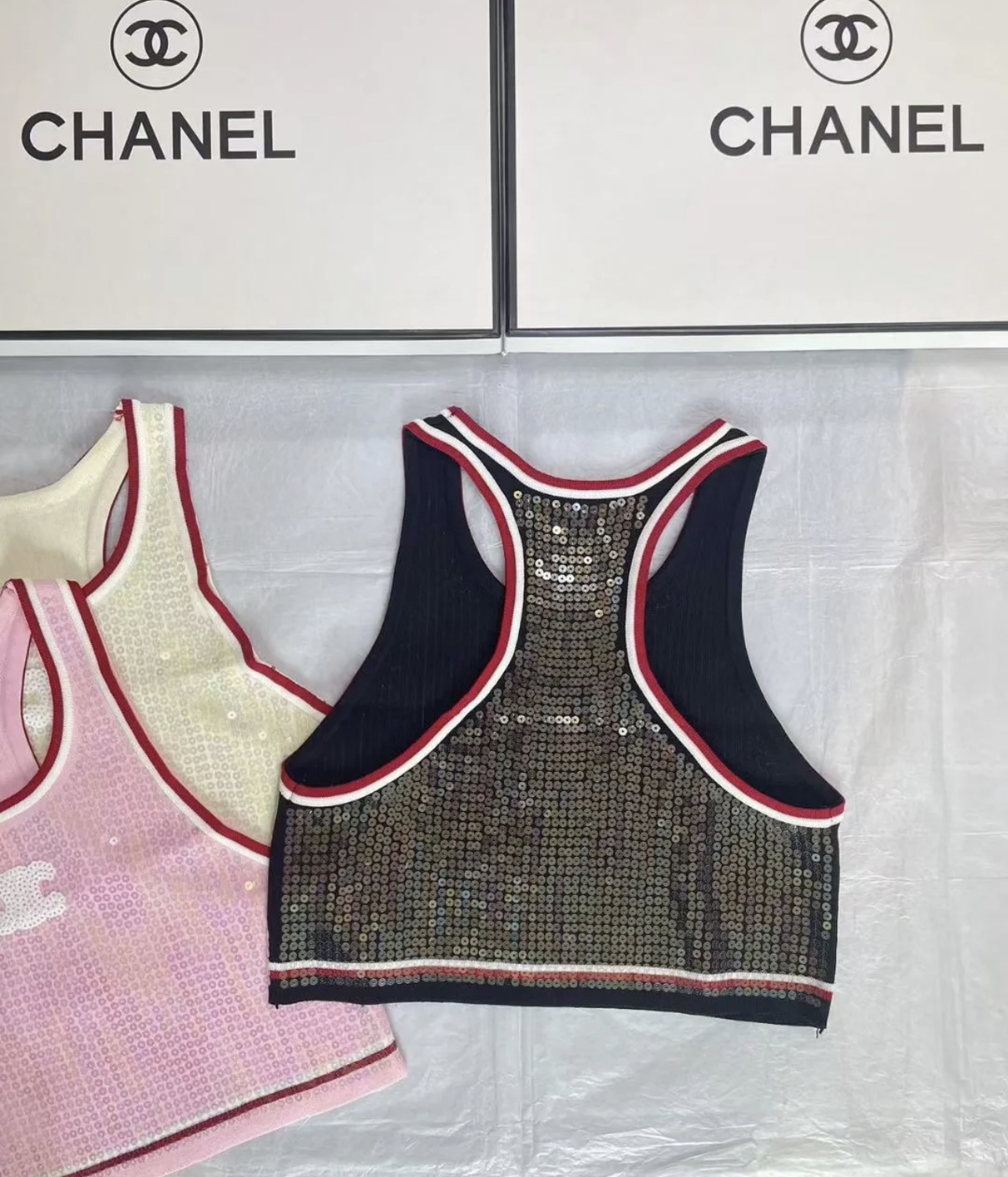 SL Sparkling H-shaped short vest