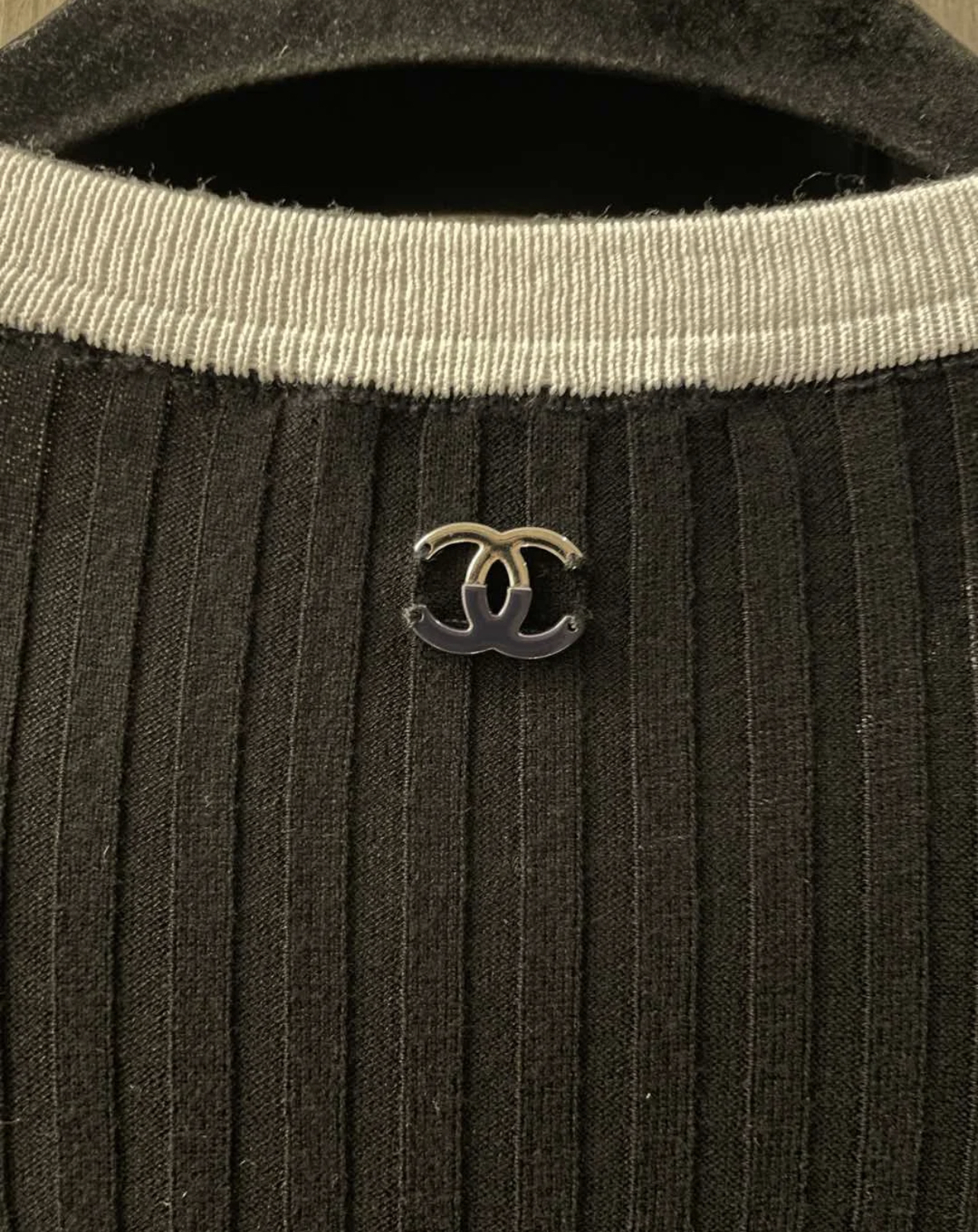 XX Hollow knit short sleeves