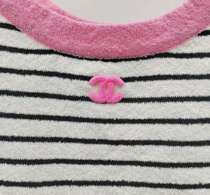 XX Customized Knitted Fabric Strap with Color Bar