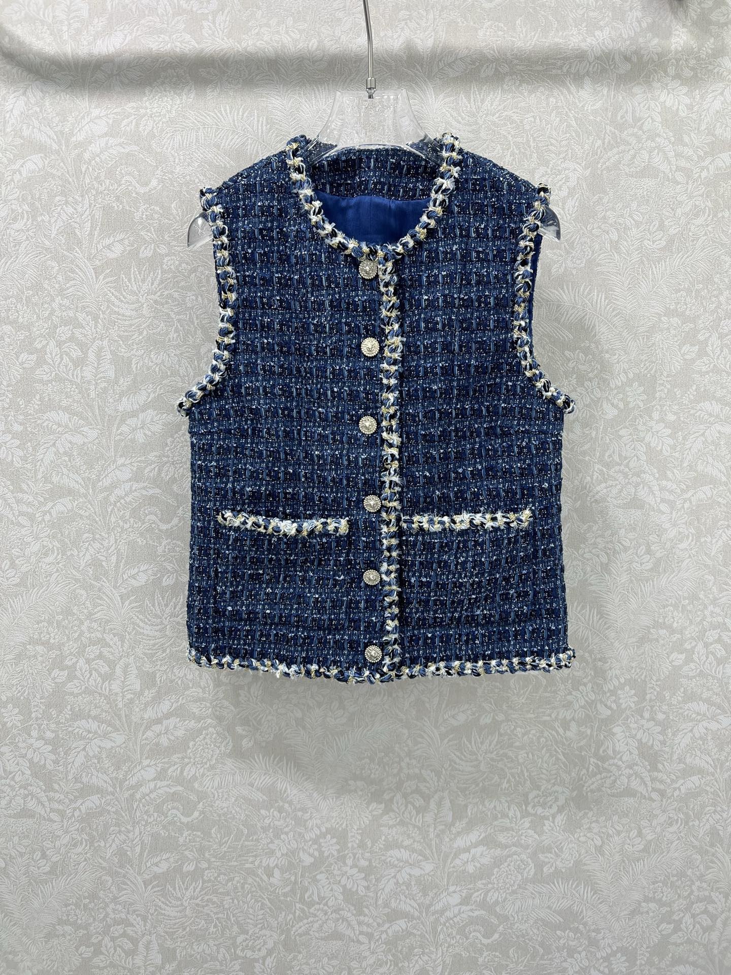 CC 25SS Blue textile vest