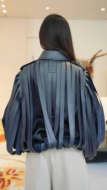 LEW 25SS Tassel leather jacket