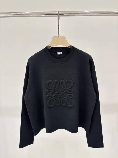 LEW 25SS Round neck knitted pullover sweater
