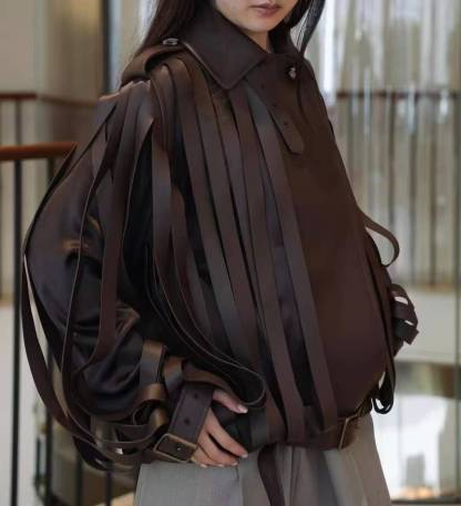 LEW 25SS Tassel leather jacket