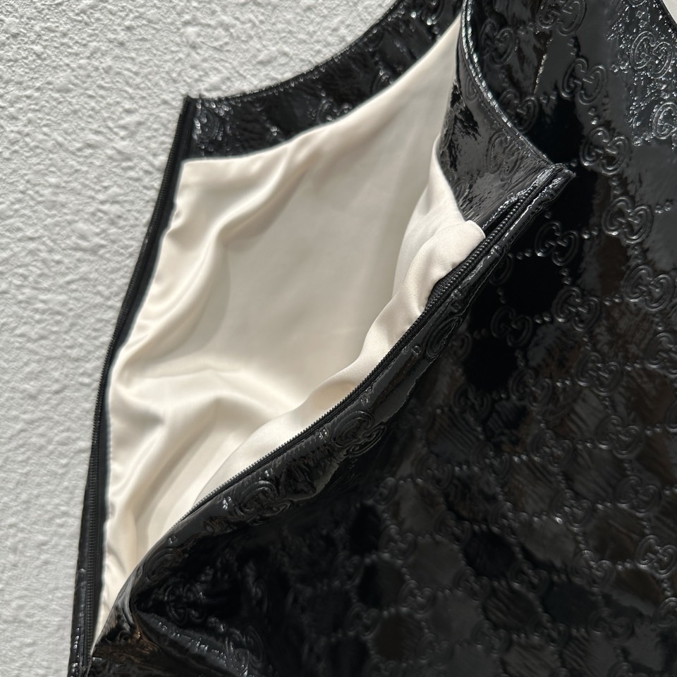 GG Sheepskin vest dress