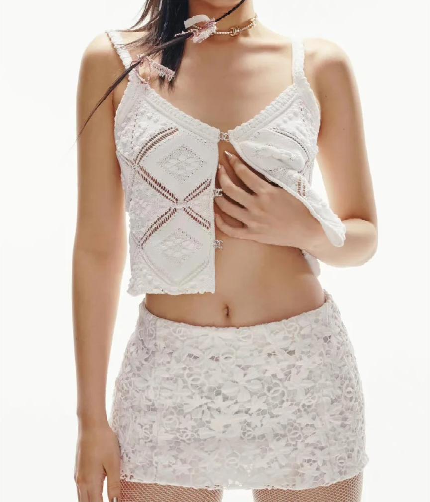 CHANE diamonds Buckle camisole top