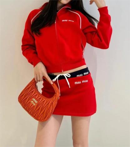 MIU College Style Sports Jacket Coat